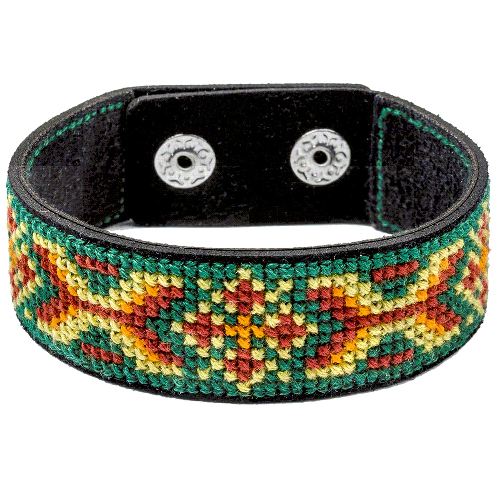 Bracelet Making Kit, Leather Bracelet Embroidery Set, Bracelet Craft Kit - Image 3