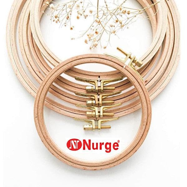 Cross Stitch Hoops, Nurge Beech Embroidery Hoops Width 0.60" - Image 6