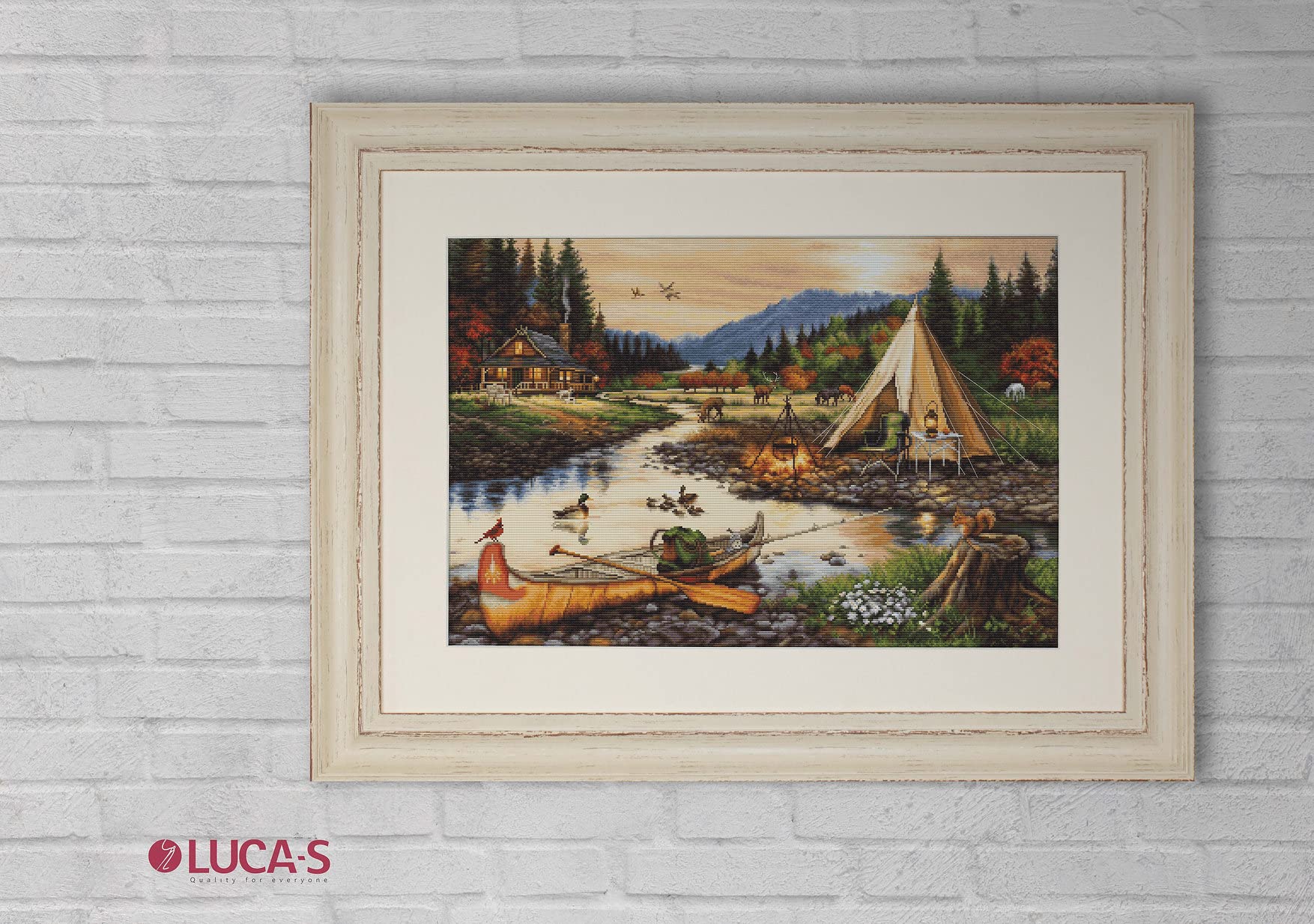 Cross Stitch Kit Luca-S Gold - Gold Creek, B2409 - Image 7