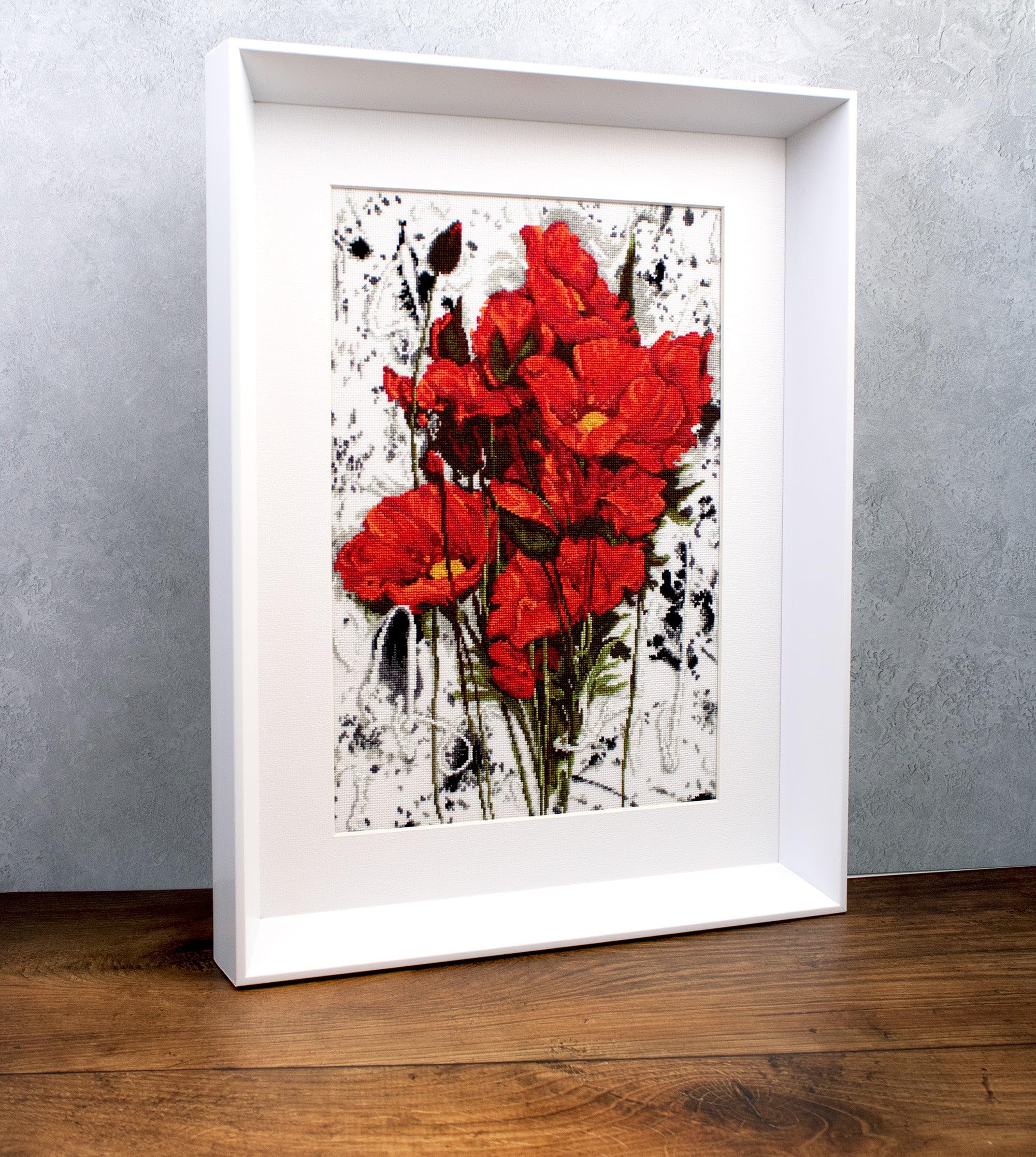 Cross Stitch Kit Luca-S - Popies, B2375 - Image 5