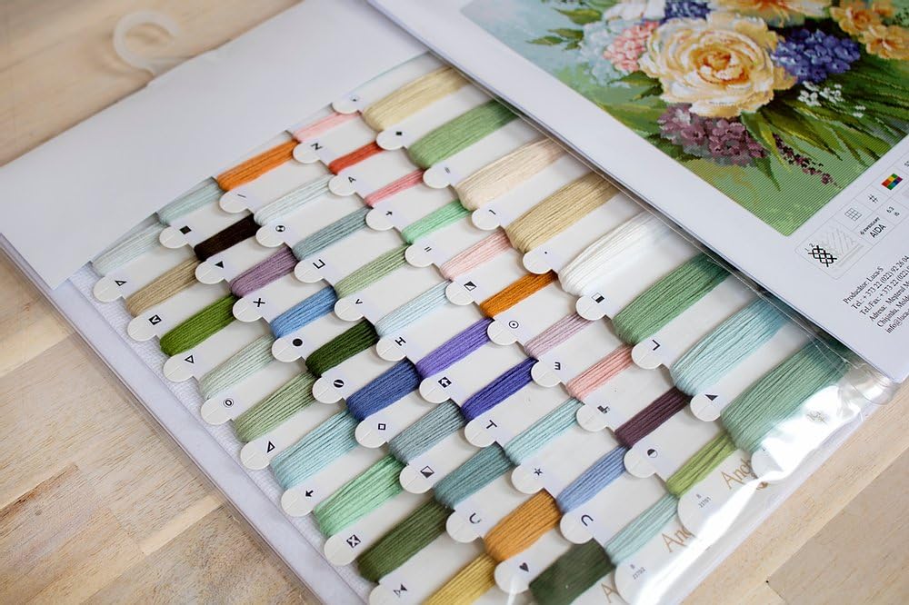 Floral Bouquet Cross Stitch Kit by Luca-S - Image 3
