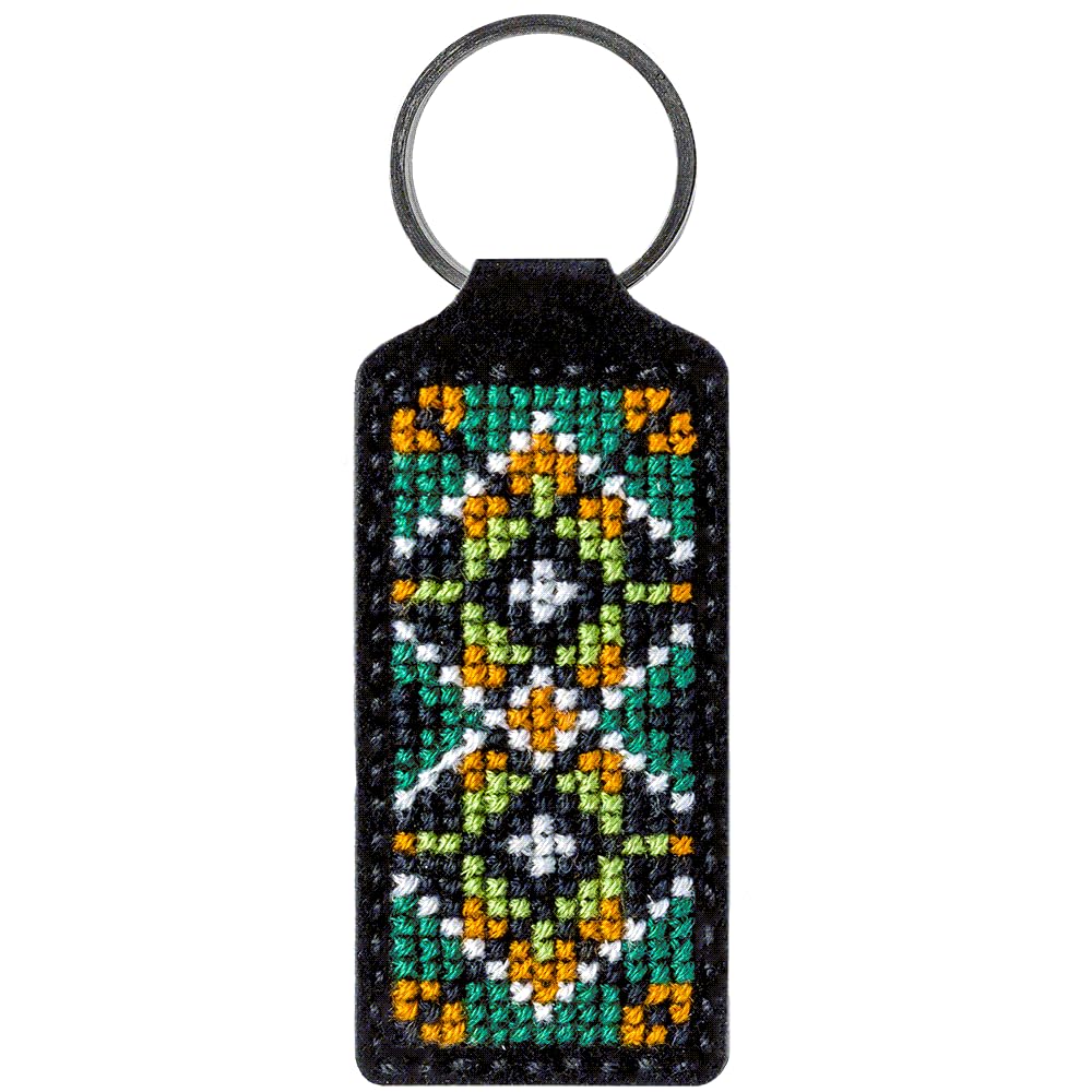 Key Chain Kit, Leather Craft Kit, Leather KeyChain Set, Leather Key Ring Craft Kit - Image 4