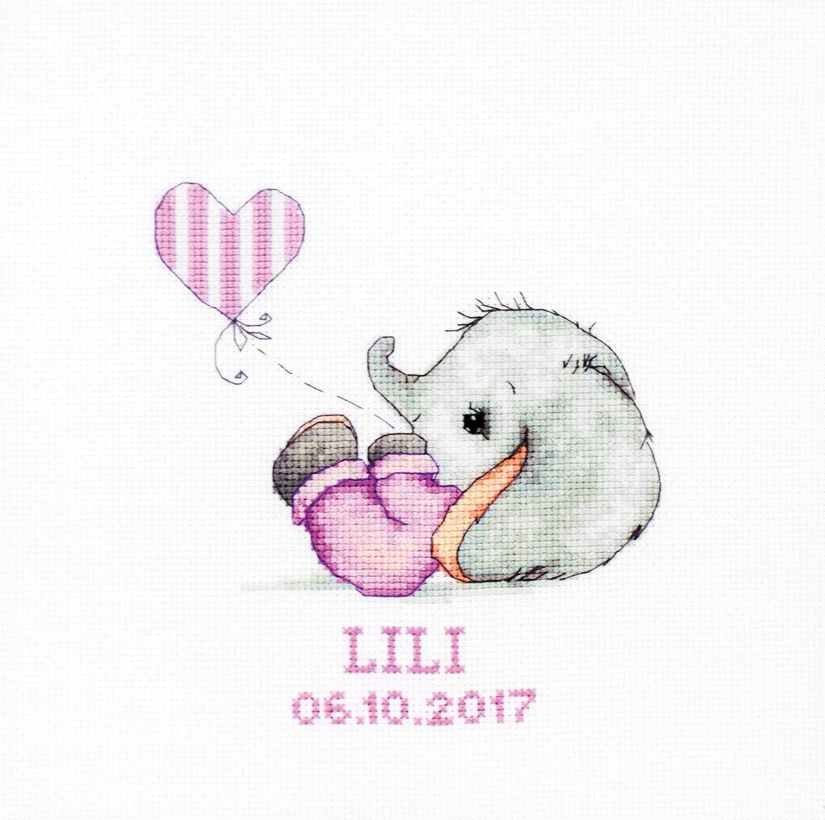 Luca-S B1133 Baby Girl - Cross Stitch Kit
