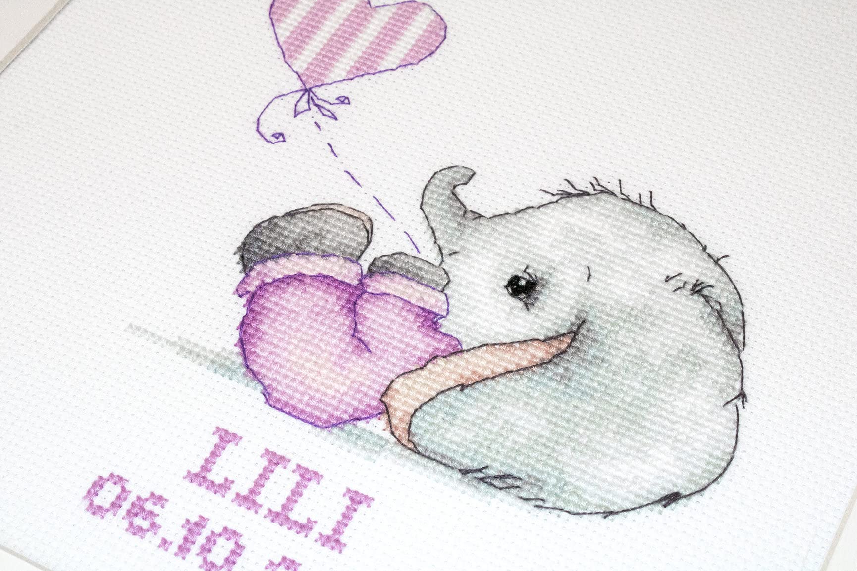 Luca-S B1133 Baby Girl - Cross Stitch Kit - Image 2