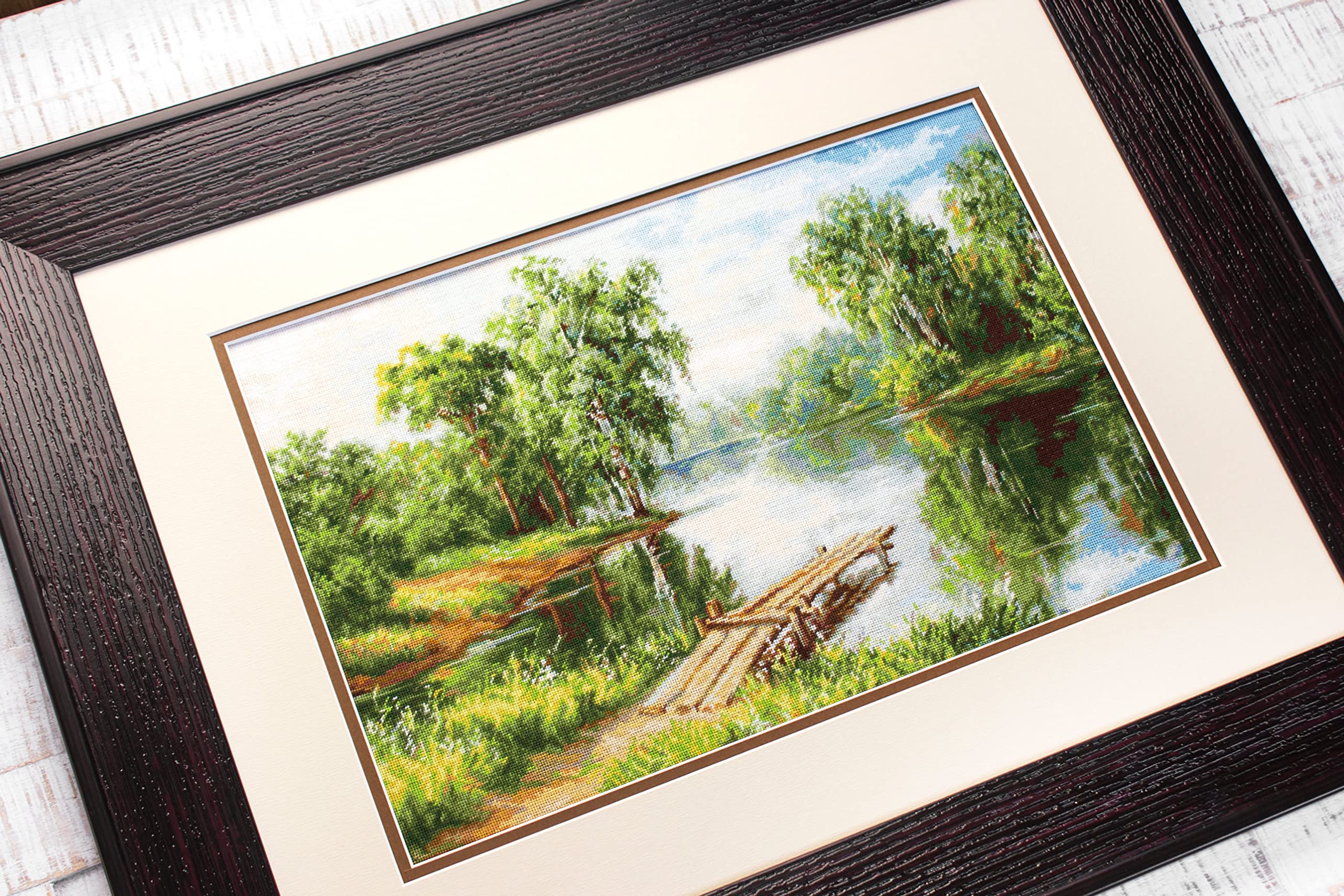 Luca-S Counted Cross Stitch kit A Cool Place 48x32.5cm - Image 5