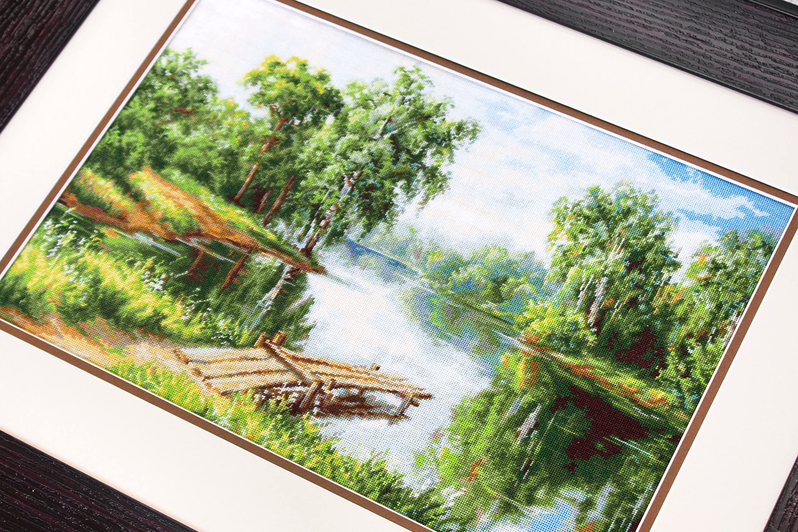 Luca-S Counted Cross Stitch kit A Cool Place 48x32.5cm - Image 6