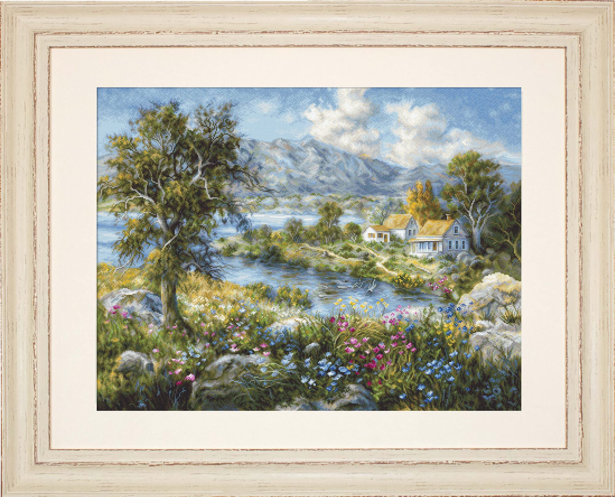 Luca-S Counted Cross Stitch kit Gold Collection. Enchanted Cottage, 43,5x32,5cm, DIY - Image 7