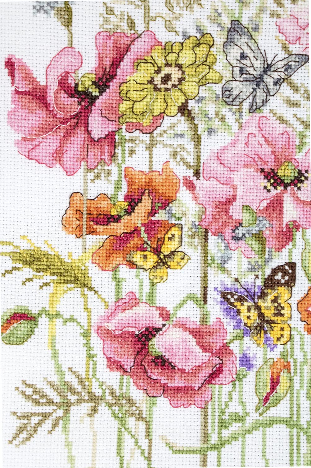 Luca-S Cross Stitch Kit August Bouquet - Image 6