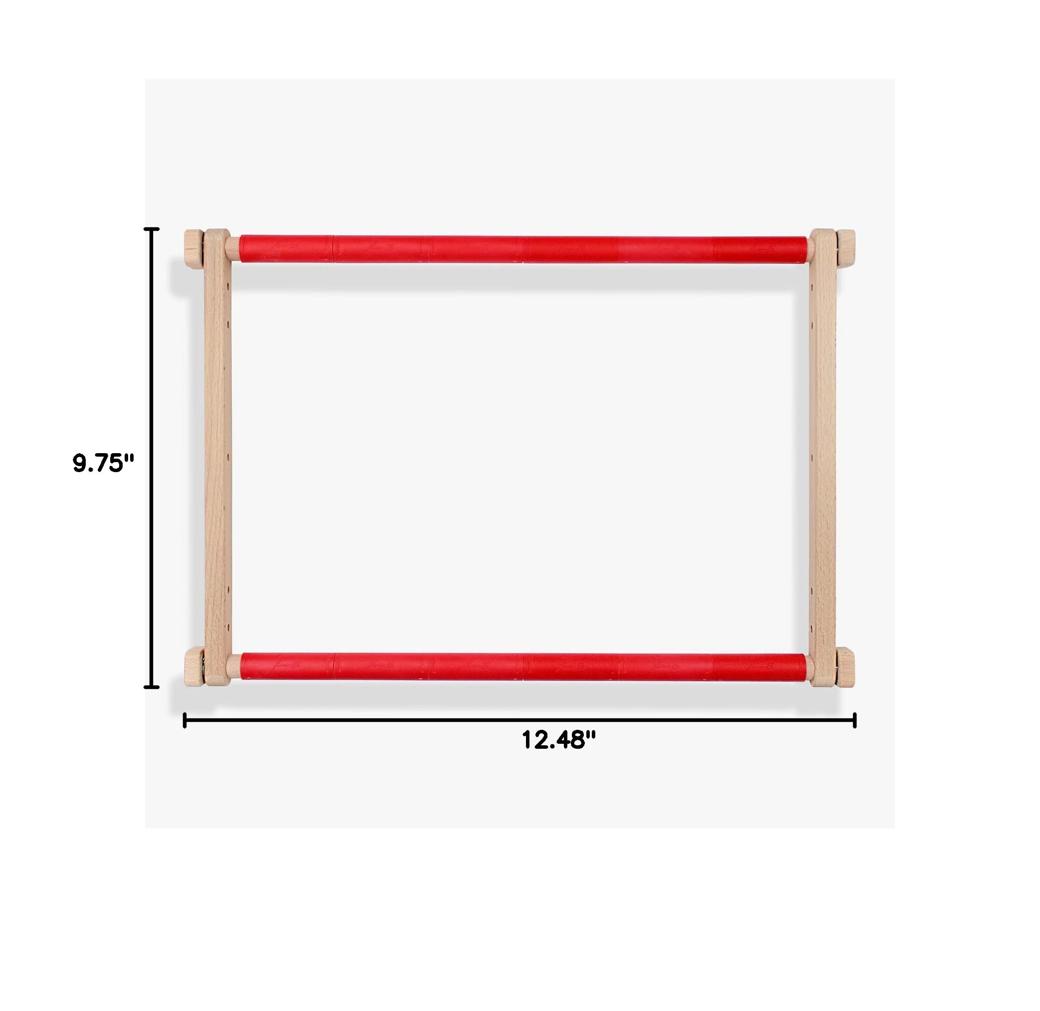 Needlepoint Embroidery Frame with Clips, Cross Stitch Frame, Tapestry Frame, Stitching Frame (9.9' x 12.6') - Image 7