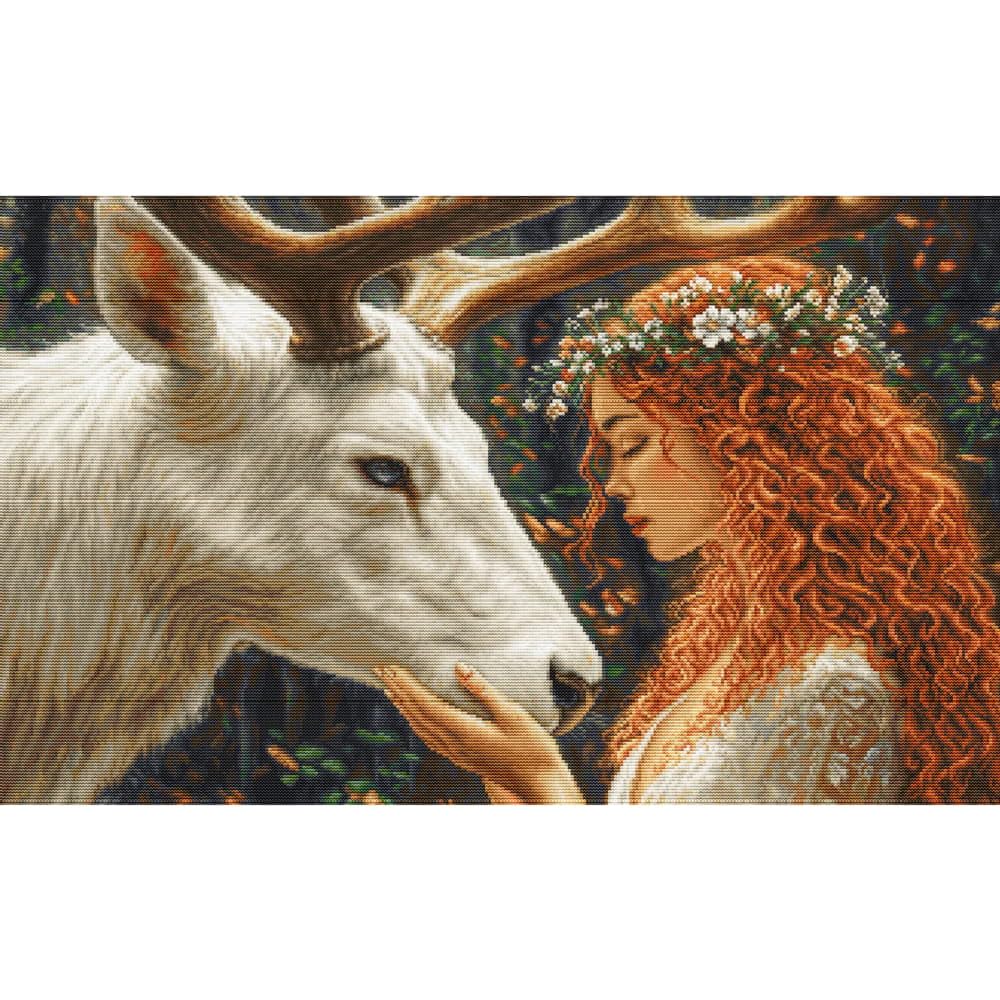 Petit Point Kit Luca-S GOLD - The Gentle Spirit of the Forest, G724