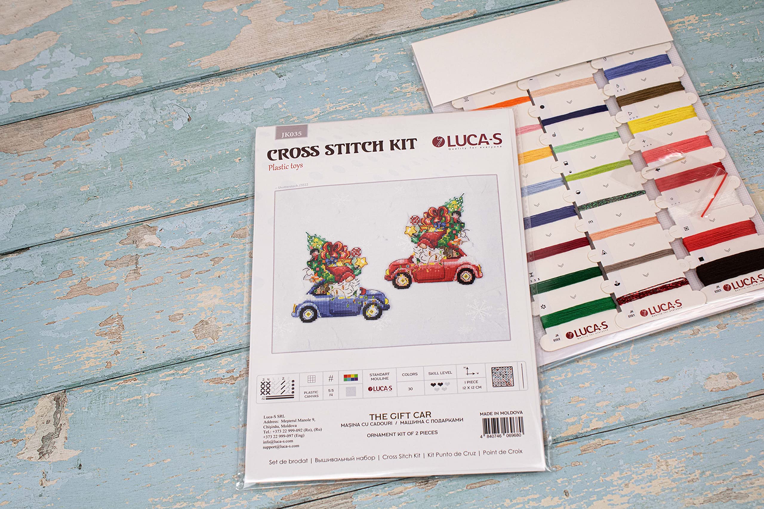 Toys Cross Stitch Kits Luca-S - The Gift Car, JK035 - Image 7